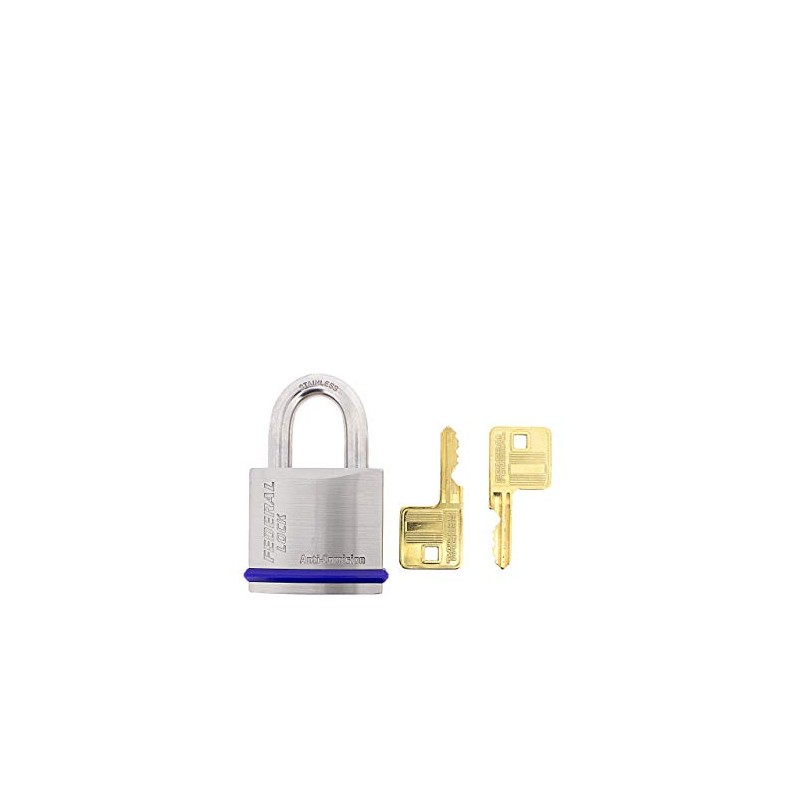 Federal FD850-50mm Body Stainless Steel Marine Padlock - 10 Year