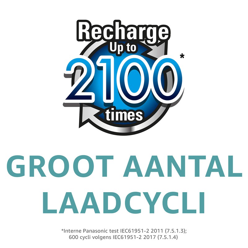 Panasonic 1x4 Eneloop Mignon AA 1900 mAh + Battery Case,