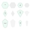 Patchwork Paper Piecing Kit Supplies 6 Shapes Acrylic Patchwork Templates