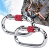 2 Pcs Aerial Yoga Mountaineering Buckle O Type Lock Runway