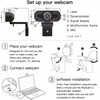 Full HD 1080P Webcam With Microphone and USB Web Camera,