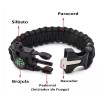 Patry Pulsera Brazalete Táctica Supervivencia Pedernal Paracord