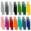 28 PCS Schlüsselanhänger Filz (13 X 3 Cm), Bunte Blanko