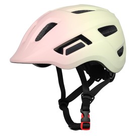 Toddler/Kids Bike Helmet, Adjustable and Multi-Sport, from Infant to Schoolchild, 2 Sizes (Pink Yellow)