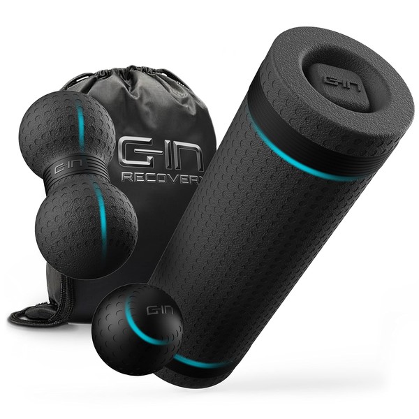 G-IN Fascia Roller All-in-one Fascia Set with Massage Ball and
