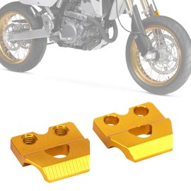 IUVWISN Dirt Bike Brake Line Clamp Hose Holder CNC for DRZ400SM 04-22 RMZ250 RMZ450 04-19 RMX450Z 10-19 RM85 02-17 RM125 RM250 01-13 Gold
