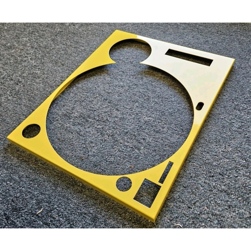 Technics YELLOW Faceplate Cover for SL1200MK2 /SL1210MK2 Turntable