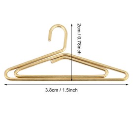 TOPINCN 12pcs Hanger Shape Paper Clips, Stainless Steel, Plastic Coated, Fun and Convenient Organizing Clip Stationery Supplies