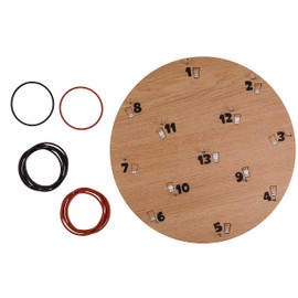 MIK funshopping Funny Drinking Game Party Game Drinking Game for Adults New Year's Eve Birthday Party (Ring Toss Game with 12 Rings 2 Shot Glasses)