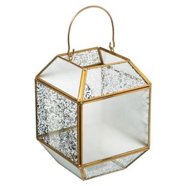 FEERIC LIGHTS & CHRISTMAS - Glass Lantern Mercury Geometer Large Model H 20