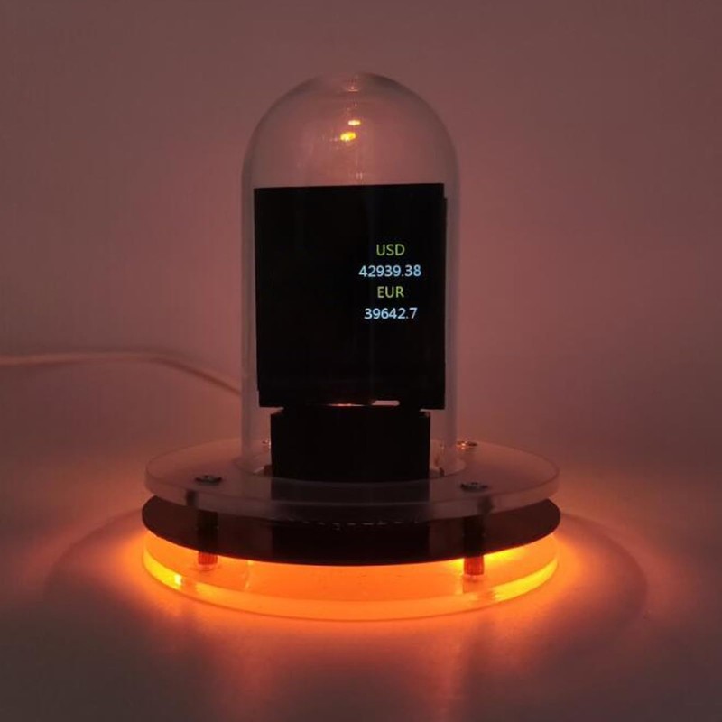 Generic Nixie Tube Clock, RGB Digital Clock with Electronic Album
