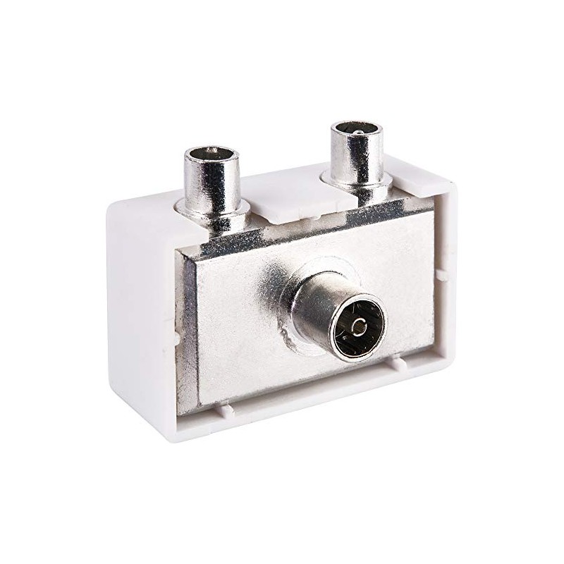 Schwaiger ASV45532 2x TV Broadband Mounting Distributor White