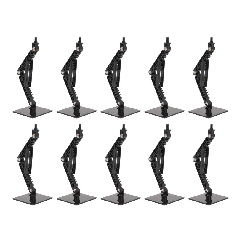 10 Pcs Action Figure Display Holder High Stability Doll Model