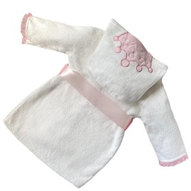 Dara Baby | Toalla de Baño para Bebé o Niño | Bata Baño de Figuras Divertidas | Capucha para la Cabeza | Secado Rápido y Ligero| Tela Extra Suave| Regalo para Bebé, Baby Shower, Cumpleaños (Princesa)