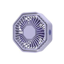 TALIPKOT USB Desk Fan, PowerfulMini Fan, Portable USB Fan with 3 Speeds, Quiet Table Personal Fan, 360°Rotate Coolness, USB Powered Small Table Fan for Home,Office, Bedroom, Desktop,Travel (Purple)