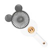 LACOVIA Cute Mickey Misting Mini Fan, Handheld Portable USB Rechargeable