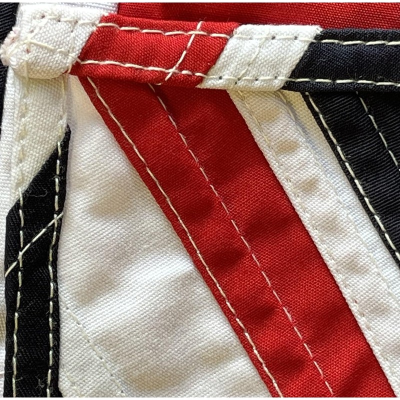 NWFlags Union Jack Hand Stitched Flag with Rope & Toggle