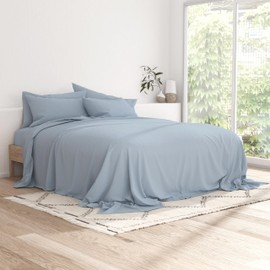 LINENS & HUTCH Sheet Set 4-Piece Microfiber Essential Ultra Soft Bedding