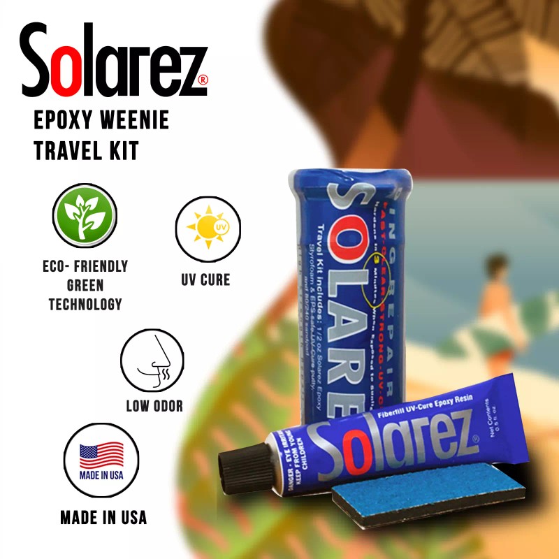 SOLAREZ UV Cure Epoxy Ding Repair Weenie Travel Kit (0.5