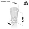 BigDean Pack of 12 Shot Glasses 2cl in Gift Box