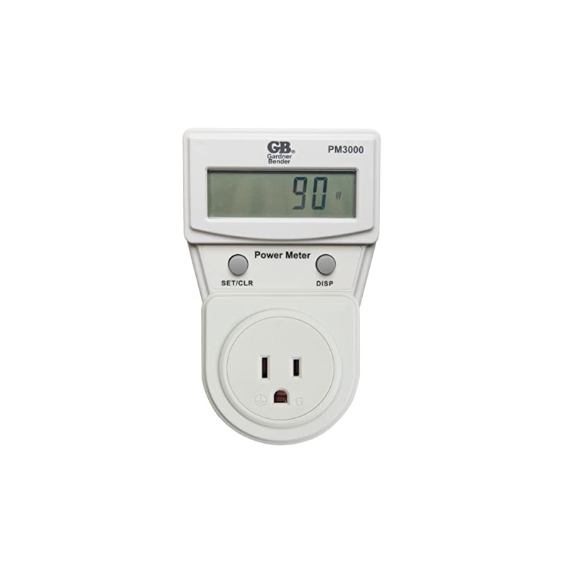 Gardner Bender PM3000 Energy Power Meter Monitor, Grey