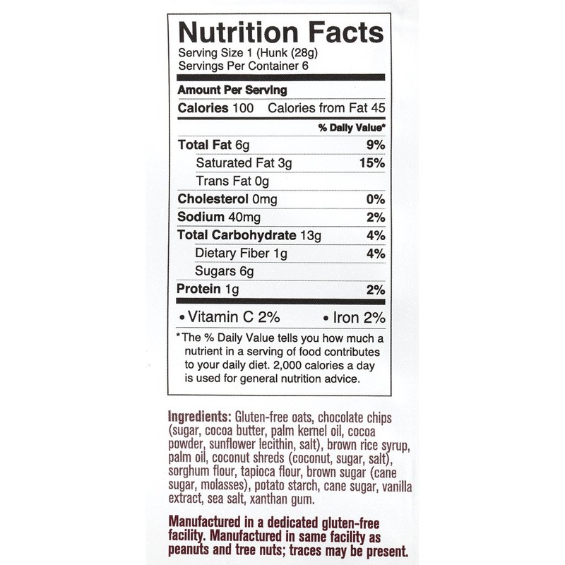 E&C's Snacks Heavenly Hunks Cookies - Oatmeal Chocolate Chip (6oz