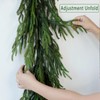 Artificial Christmas Garlands- Real Touch Norfolk Pine Garland Faux Greenery