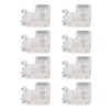 8PCS L Shaped LED Light Strip Connectors 4 Pin 10mm