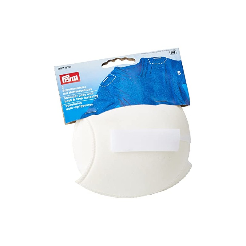 Prym PRYM_993830-1 Shoulder Pads Raglan with Hook and Loop Fastening