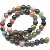 jodaying Gorgeous Natural Indian Agate Gemstone Loose Beads Smooth Round