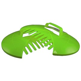 garden leaf grabbers,hand held tidy rake picker,leaf collector/grab (light green)