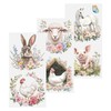 HICOHAND Rub on Transfers for Crafts, 3 Sheets Cute Animals