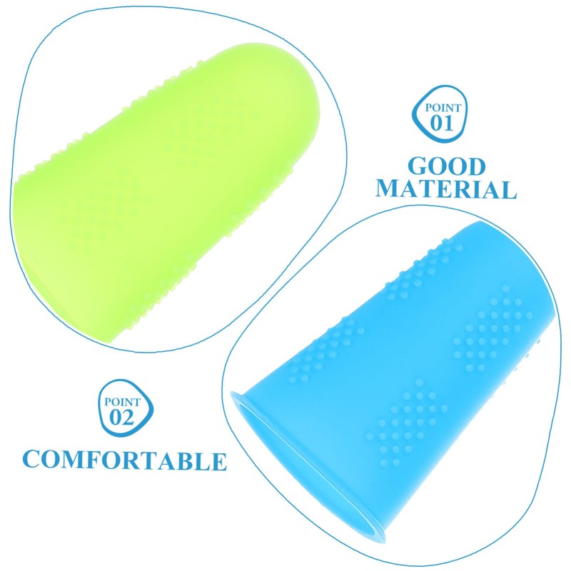 Baluue 3sets Gaming Finger Sleeve Non-slip Finger Covers Protection for