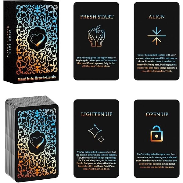 sishui Life Oracle Cards Deck, Mind Info Oracle Cards, Oracle