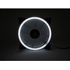 Bgears b-DualRing 120 White Fan with 30 White LEDs Front