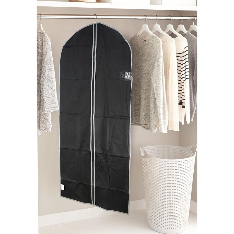 GEEZY 2 Pcs Zip Up Hanging Suit Dress Coat Garment