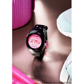 Casio Collection Sports Running Wristwatch STR-300 Series, black/green, Newest model