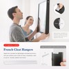 Heavy Mirror Mounting Hardware Mirror Hanger Z Clips 32 Inch