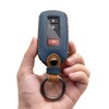 YINEOR for Toyota Key Fob Cover Leather Car Key Case