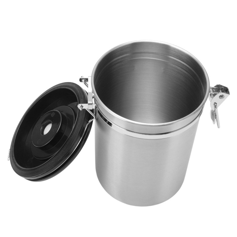 Coffee Bean Storage Stainless Steel Airtight Container Coffee with 30ml