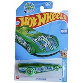 Matchbox Hot Wheels Supercharged, HW Celebration Racers 7/10 [Green] 124/250 Earth Day