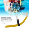 Swimming Snorkel Reduced Drag Silicone Swimming Breathing Tube with Adjustable