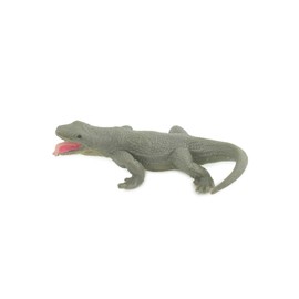 Collectible Wildlife Gifts Asian Water Monitor Lizard Toy Realistic Hand Painted Rubber Model 2" CH826BB194