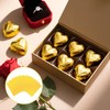 100 PCS Chocolate Foil Wrappers Packaging, 4" x 4" Gold
