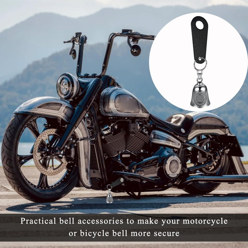 NYTKL Motorcycle Bell Hanger, Guardian Luck Riding Bell Hanger Mount