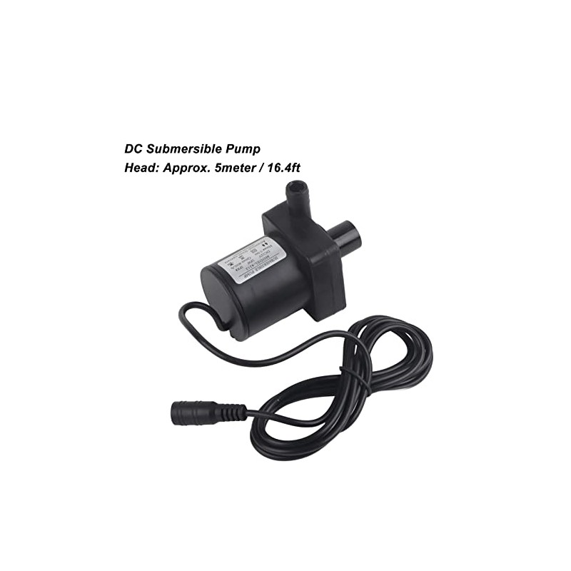 Bomba de Agua Pequeña de 12 V, Mini Motor sin