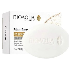 Jabón de Arroz, Jabón Blanqueador Hidratante. Blanquea, aclara e hidrata la piel. Elimina manchas 1 Unidad de 100g