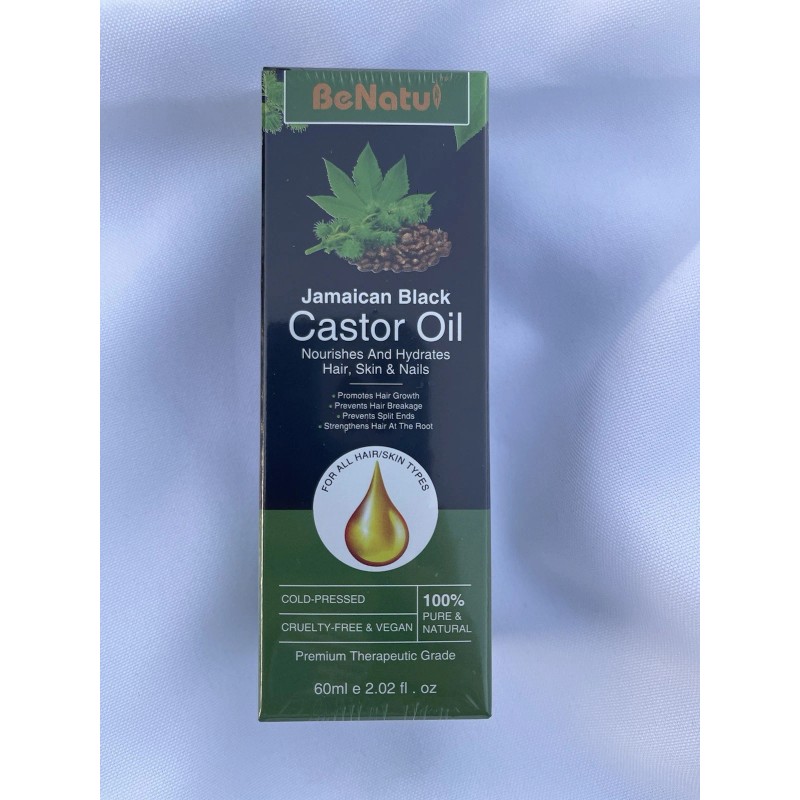 Benatu Black Jamaican Castor Oil 100% Pure & Natural Therapeutic