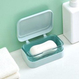 Double-Layer Soap Dish with Drainage System Mint 6ea