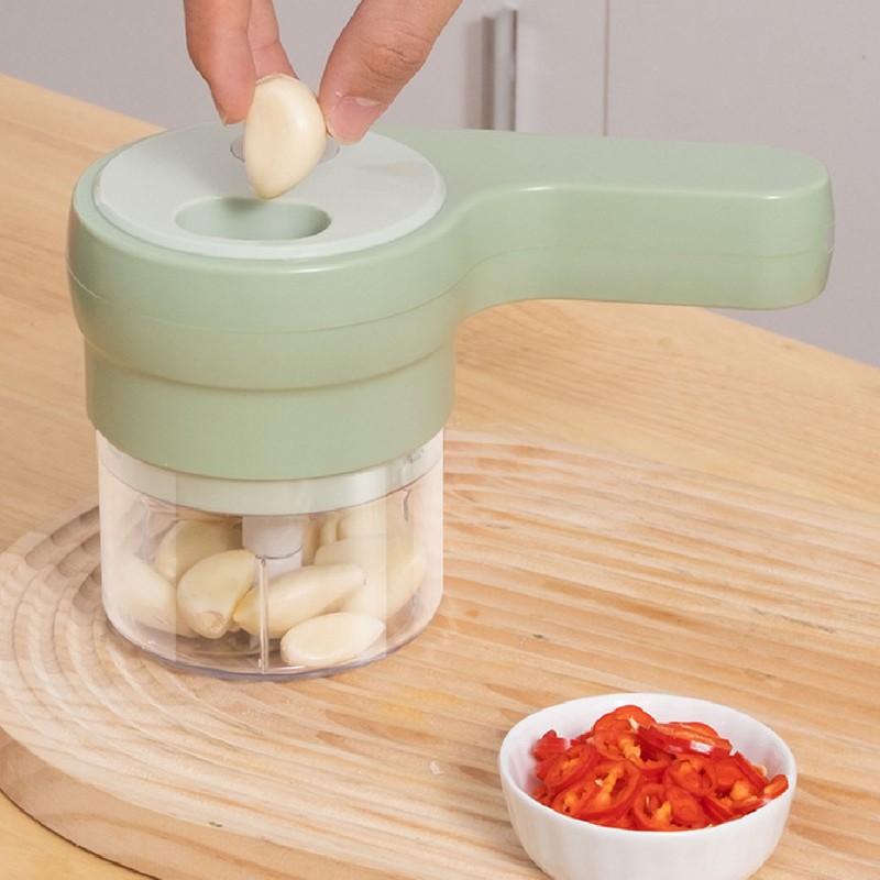 Handheld Electric Vegetable Cutter Versatile Portable Cordless Electric Food Processor